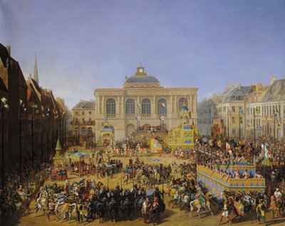 1846年のサントメールのケルメッセ 作： Auguste Jacques Regnier